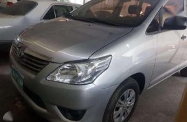Toyota Innova J Diesel 2013 Silver For Sale 