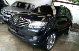 Toyota Fortuner G 4x2 MT 2012 Blue For Sale 