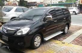 Toyota Innova V Diesel 2011 Black For Sale 