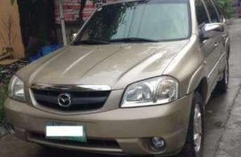 Mazda Tribute 2004 AT Beige SUV For Sale 