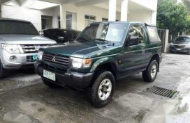 1997 Mitsubishi Pajero J-top 4x4 MT Green For Sale 