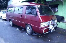 Mitsubishi L300 Versa Van Diesel Red For Sale 