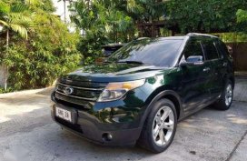 2014 Ford Explorer 4x2 Ecoboost Green For Sale 