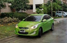 Fresh Hyundai Accent 2014 AT Green For Sale 