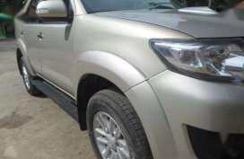 Toyota Fortuner 2013 Manual SIlver For Sale 