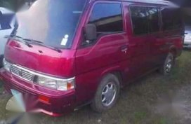Nissan URVAN DIESEL 2010 Van Red For Sale 
