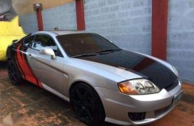 2003 Hyundai Tiburon Coupe Silver For Sale 