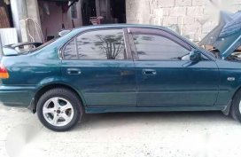 Honda Civic 1996 Manual Green For Sale 