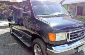 Ford E150 2007 Chateau Van Black For Sale 