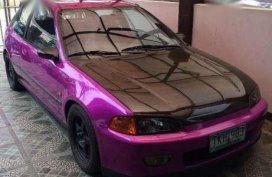 Honda Civic EG Hatchback 1993 Purple For Sale 