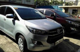 Toyota Innova 2017 silver for sale