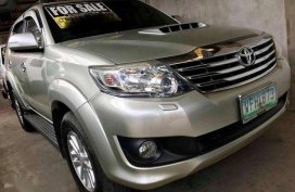 For sale Toyota Fortuner G 2014 AT Diesel Low Mileage