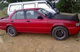 Nissan Sentra 1996 Manual Red For Sale 