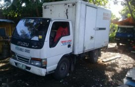 Isuzu Elf 4be1 Manual White Truck For Sale 