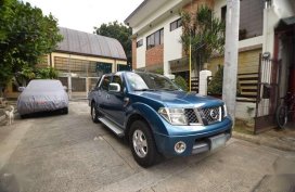 Nissan Frontier Navara 2008 AT Blue For Sale 