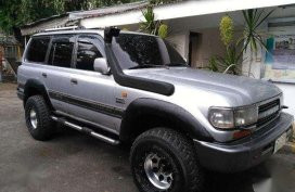 Toyota Landcruiser VX80 1996 MT Silver For Sale 