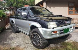 2001 Mitsubishi L200 Strada 4x4 Black For Sale 