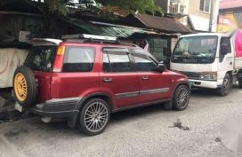 Fresh Honda Crv 1st Gen AT Red SUV For Sale 