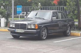 Mercedes Benz W123 Diesel 1982 MT Black For Sale 