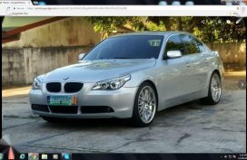 2005 BMW 520i Automatic Silver Sedan For Sale 