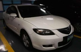 2008 Mazda 3 1.6 AT White Sedan For Sale 