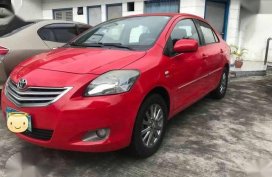 Toyota Vios G 1.3 2013 AT Red Sedan For Sale 