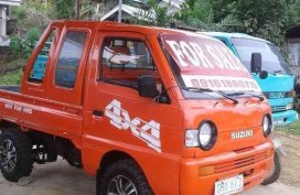Suzuki Multicab Scrum Pickup Type 4x4 Orange For Sale 