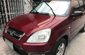 Fresh Honda CRV 2003 2.0i-VTEC Red For Sale 