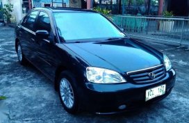 Honda Civic 2001 Manual Green For Sale 