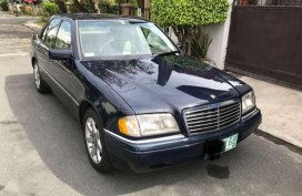 1995 MERCEDES-BENZ C280 black FOR SALE