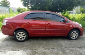 Toyota Vios 1.3E 2009 VVTi MT Red For Sale 