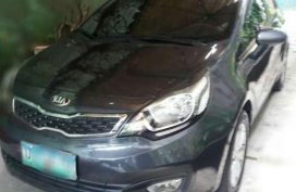 2012 Kia Rio EX 1.4 AT Gray Sedan For Sale 