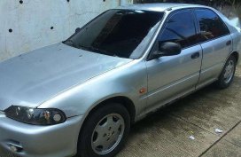 Honda Civic 1994 Manual Silver Sedan For Sale 