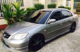 Honda Civic Vtis 2005 MT Grey Sedan For Sale 