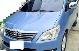 Toyota Innova E 2014 Diesel Blue SUV For Sale 