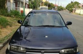 Honda Accord 1991 Manual Black For Sale 