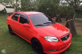 Toyota Vios 2004 E 1.3 MT Red Sedan For Sale 