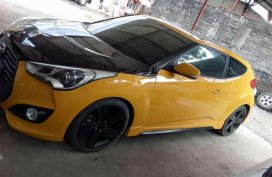 Hyundai Veloster Turbo 2013 AT Yellow For Sale 