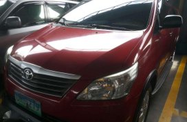 2013 Toyota Innova Diesel MT Red SUV For Sale 