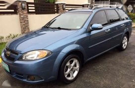 Chevrolet Optra VGiS Wagon 2009 Blue For Sale 