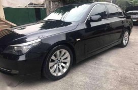 2008 BMW 520D AT Black Sedan For Sale 