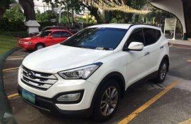 2013 Hyundai Santa Fe Manual White For Sale 