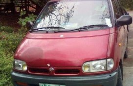 Nissan Serena 1995 AT Red Van For Sale 