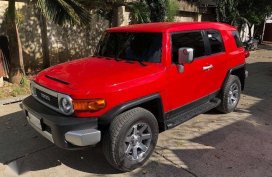 2015 Toyota FJ Cruiser AT Red SUV For Sale 