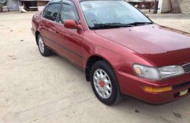 Toyota Corolla Gli 1993 MT Red Sedan For Sale 