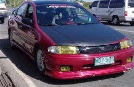 Mazda 323 1998 Manual Red Sedan For Sale 