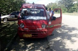 Suzuki Multicab Scram Type MT Red Truck For Sale 