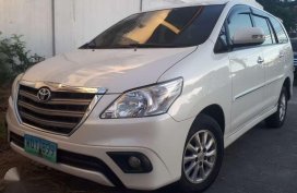 2014 Toyota Innova 2.5G 2015 Diesel White For Sale 