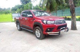 2016 Toyota Hilux G First Owner Red For Sale 