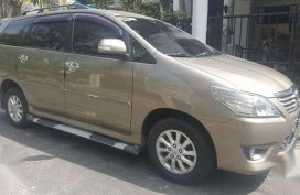 Toyota Innova G 2013 MT Brown SUV For Sale 